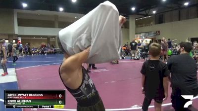 45 lbs Round 1 (6 Team) - Jayce-Wyatt Burgess, Gulf Coast WC vs Knox Alleman, Predator WC