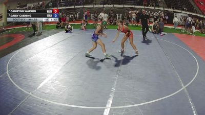 140 lbs 2nd Place Match - Daisy Cushing, Colorado vs Camrynn Watson, Washington