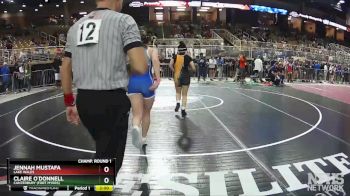 145 lbs Champ. Round 1 - Claire O`Donnell, Canterbury (Fort Myers) vs Jennah Mustafa, Lake Wales