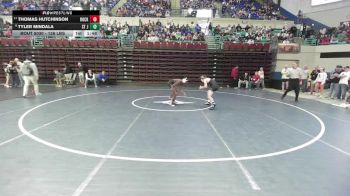 126 lbs Round Of 16 - Thomas Hutchinson, Rock Hill vs Tyler Mindala, St James