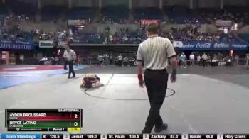 Quarterfinal - Bryce Latino, Lakeshore vs Ayden Broussard, Rayne