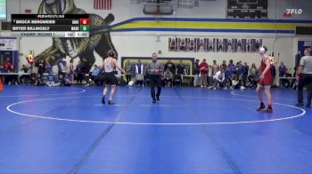 157 lbs Champ. Round 1 - Brock Bergmeier, Union, LaPorte City vs Bryer Billingsly, Washington