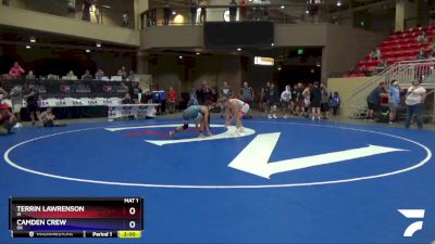 170 lbs Cons. Round 1 - Terrin Lawrenson, IA vs Camden Crew, OK