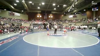 3A 120 lbs Champ. Round 1 - Nash Jensen, Delta vs Ryan Church, Ben Lomond