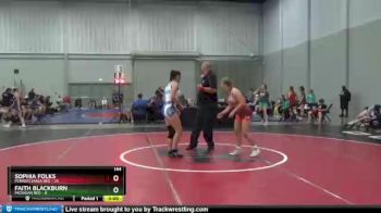 144 lbs Round 4 (6 Team) - Sophia Folks, Pennsylvania Red vs Faith Blackburn, Michigan Red