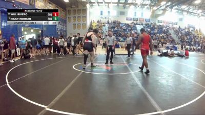 215 lbs Quarterfinal - Ryder Wilder, Camden County Outsiders vs Anthony Romero, Eagle Empire