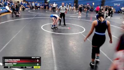 125 lbs Round 3 - Sedona Fry, Lincoln East vs Aaliyah Ramos, North Platte Girls