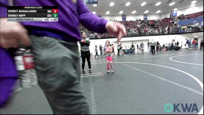46-49 lbs Semifinal - Everly Magallanes, Dumas Wrestling Club vs Everly Neff, Chickasha Youth Wrestling