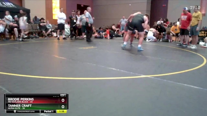 Semis 1st Wrestleback 8 Team Brodie Perkins MO Outlaws Black vs Tanner Craft Alpha Elite