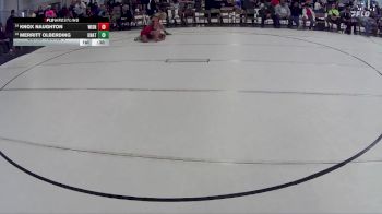 129 lbs Cons. Round 4 - Merritt Olberding, Fort Calhoun vs Knox Naughton, Bennington High School Wrestling