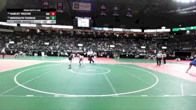 142 lbs Cons. Round 3 - Harley Troyer, Unattached vs Brooklyn Thomas, Unattached