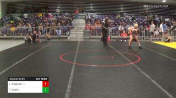 Match - Lucas Kapusta, Pa vs Timothy Cook, Ri