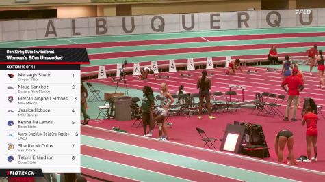 Women's 60m, Prelims 10