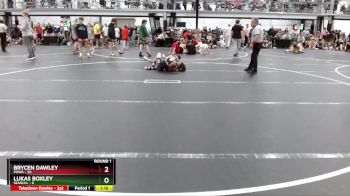 96 lbs Round 1 (4 Team) - Brycen Dawley, POWA vs Lukas Boxley, Seagull