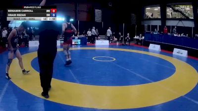 60kg Champ. Round 2 - Benjamin Carroll, Spartan Wrestling Club vs Obaid Rezaei, Edmonton Wrestling Club