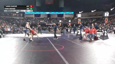 165 lbs Round Of 32 - Aiden Dancer, Upper Lake (NC) vs Kano Graves, Bishop Union (CS)
