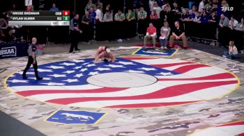 Cons. Round 3 - Dylan Ulmer, Rapid City Central vs Kruse Brennan, Chamberlain