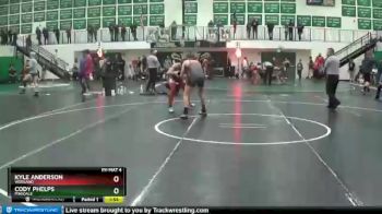 138 lbs Quarterfinal - Cody Phelps, Pinedale vs Kyle Anderson, Worland