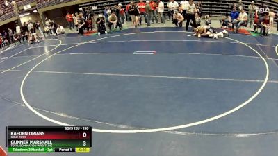 130 lbs Cons. Semi - Kaeden Orians, Gold Rush vs Gunner Marshall, Total Domination Wrestling