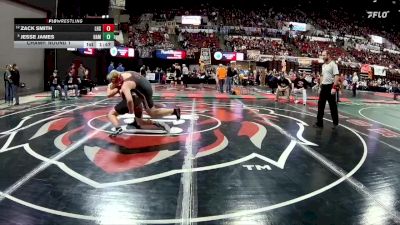 A - 285 lbs Champ. Round 1 - Jesse James, Hamilton vs Zack Smith, Lockwood (Billings)