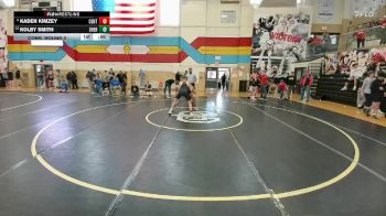 132 lbs Cons. Round 2 - Kaden Kimzey, Central vs Kolby Smith, Sheridan