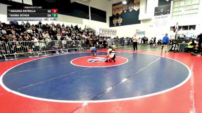 120 lbs Champ. Round 1 - Naima Ochoa, Gahr vs Arianna Estrella, Hesperia
