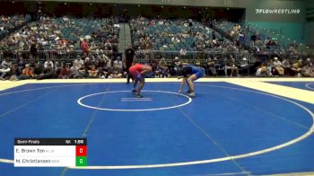 170 lbs Semifinal - Elise Brown Ton, Allen vs Mason Christiansen, Bingham