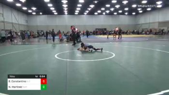 76 lbs Consolation - Bryson Constantino, Elite Force Wrestling Club vs Nathan Martinez, Tuff Kidz