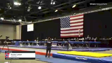 Kaylee Larson - Tumbling, World Elite - 2021 USA Gymnastics Championships