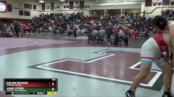 190 lbs 21st Place Match - Hank Hynek, Prairie, Cedar Rapids vs Calvin McAvan, Dubuque Senior