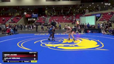 135 lbs Cons. Round 4 - Reese Jacobs, MO vs Kaylan Herlong, OK