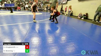 55 lbs Quarterfinal - Easton Klinglesmith, Perry Wrestling Academy vs Kingston Branning, F-5 Grappling