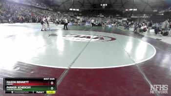 3A 144 lbs Champ. Round 2 - Mason Bennett, Cheney vs Parker Scheschy, Auburn Riverside