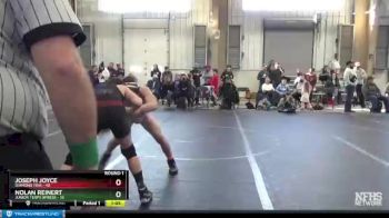 130 lbs Round 1 (6 Team) - Nolan Reinert, Junior Terps Xpress vs Joseph Joyce, Diamond Fish