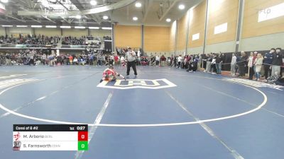 120 lbs Consi Of 8 #2 - Mason Arborio, Berlin vs Stone Farnsworth, Coventry