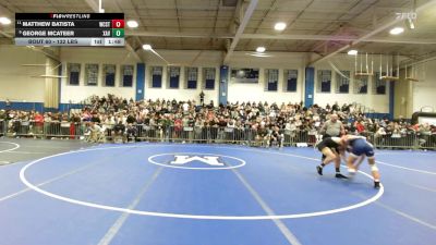 132 lbs Round Of 16 - Matthew Batista, Worcester Tech vs George McAteer, Xaverian