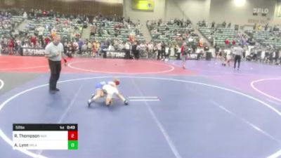52 lbs Round Of 16 - Rich Thompson, Nor Cal's Finest Wr Ac vs Amani Lynn, Orland WC