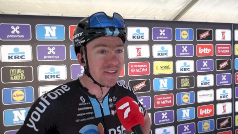 Kevin Vermaerke Setting Up For Flanders At Gent-Wevelgem