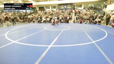 285 lbs Cons. Semi - Zachary McCormick, American Leadership Academy vs Sosefo Lopa, Westlake