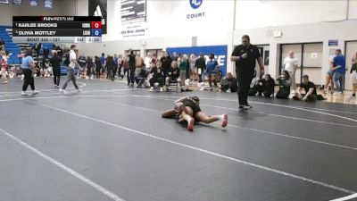 131 lbs 3rd Place Match - Olivia Mottley, Life University vs Karlee Brooks, Iowa