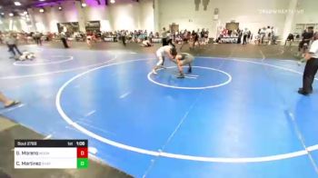 152 lbs Consi Of 16 #2 - Gabriel Moreno, Mountain Lion WC vs Carlos Martinez, Shafter