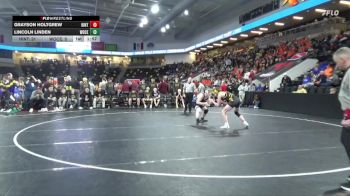 150 lbs Quarterfinal - Grayson Holtgrew, Hinton vs Lincoln Linden, Woodbury Central