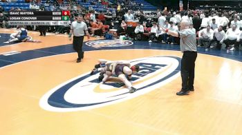 144 lbs Finals (8 Team) - Isaac Mayora, Lombard (Montini) vs Logan Conover, Aurora (Marmion Academy)