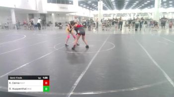 116 lbs Semifinal - Kamila Cerna, Southwest Stallions WC vs Ryland Huppenthal, Brighton WC