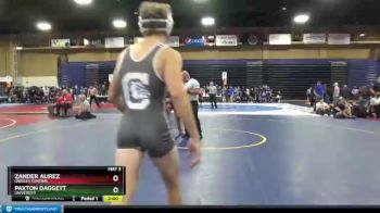 160 lbs Quarterfinal - Paxton Daggett, University vs Zander Alirez, Greeley Central
