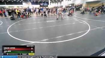 79-85 lbs Cons. Semi - Chloe Caton, SD vs Ava Rife, MO