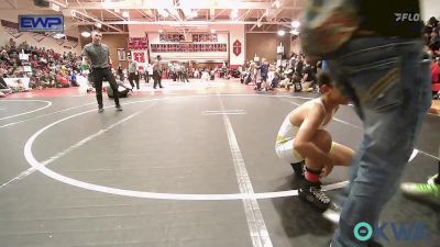 100 lbs Round Of 16 - Benjamin Fisher, Salina Wrestling Club vs Kamden Caywood, Oklahoma Phantom Wrestling Club