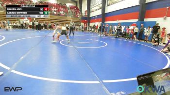 92 lbs Consi Of 8 #2 - Braden Abel, Salina Wrestling Club vs Daxton Stewart, Vian Wrestling Club