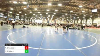 106 lbs Consi Of 4 - Nathaniel Granados, CA vs Jayden Grijalva, KS