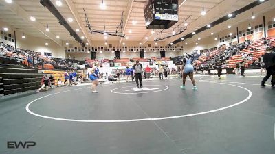 190 lbs Consi Of 8 #2 - Sadie Moses, Oologah vs Laila Tilly, Har-Ber - White